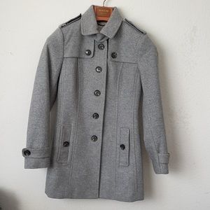 BANANA REPUBLIC, Gray wool coat, Petite XS. never been wore